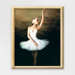 Adult Paint By Numbers With Frame - Ballerina Girl