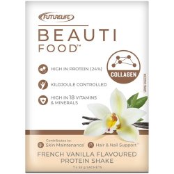 Futurelife Beauti Food Nutritional Shake French Vanilla 7X55G Sachets