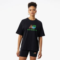 New Balance Women's Graphic Black T-Shirt