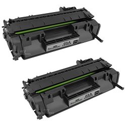 Speedy Inks - 2PK Compatible Replacement For Hp 05A CE505A Black Laser Toner Cartridge For Laserjet P2035 P2035N P2055DN P2055X P2055D