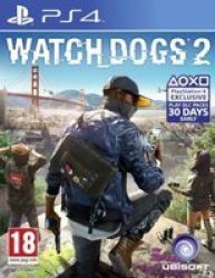 Ubisoft Watch Dogs 2 Playstation 4