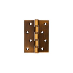 Butt Hinge Stainless Steel Brass Plated 100X75MM