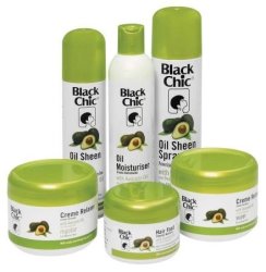 Black Chic Oil Sheen Spray Avo 275ML