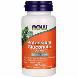 Now-potassium Gluconate 99MG 100 Tablets