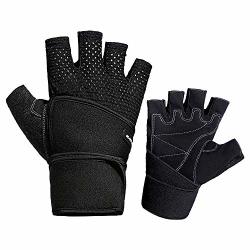 Tamquer Men Women Yoga Fitness Gloves Weight Lifting Gym Training Sports Bicycle Gloves Hiking Non-slip Mittens Work Gloves