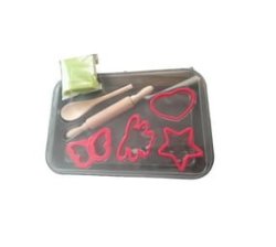 Kids Baking Tray With Moulds Utensils And Holder Kids Baking Easy With Hold