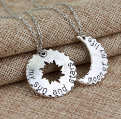 Game Of Thrones Sun Moon Necklace Set