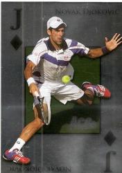 Novak Djokovic - Ace Authentic 2011 -"royal Flush" Foil Insert Card Rf16