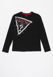 Guess Boys Cracked Tee - BLACK1