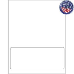 Mailing Labels FC-0006 - Integrated Label Sheets - 1 Up Labels 8" X 3 1 2" Labels - Can Be Used As Personalized Labels Custom