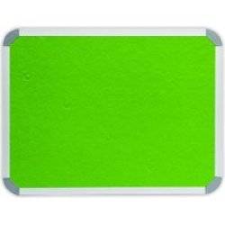 Parrot Products Info Board Aluminium Frame 600 450MM Lime Green