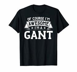 Gant T-Shirt First Or Last Name - Of Course I'm Awesome
