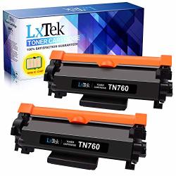 LxTek For BrOther TN760 L2350DW MFC-L2710DW HL-L2395DW Lxtek Compatible Toner Cartridge Replacement For BrOther TN760 Tn 760 TN730 To Use With HL-L2350DW DCP-L2550DW MFC-L2710DW HL-L2395DW MFC-L2750DW HL-L2370DW HL-L2390DW Printer Black 2-PACK