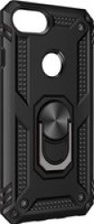 Shockproof Armor Stand Case For Huawei Y5 PRIME Y5 Lite 2018 Black