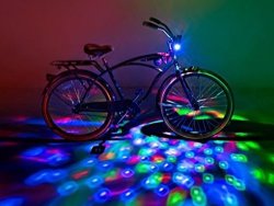 Brightz Ltd. Cruzin Brightz Red Green Blue Color Changing LED Light Bicycle Accessory