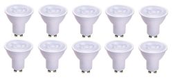 Gu 10 7W LED Downlight - 20 Pack Dimmable Globes Cool White