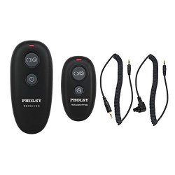 Pholsy Wireless Shutter Remote Release Control With Cable C6 And C8 For Canon Pentax Samsung Contax Sigma Cameras Replaces Canon RS-80N3 And RS-60E3