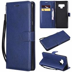 Gostyle Flip Wallet Case For Samsung Galaxy Note 9 Samsung Galaxy Note 9 Premium Pu Leather Case With Credit Card Holder Retro Book Style