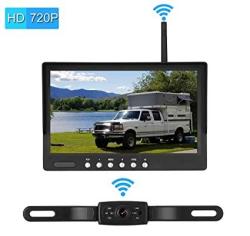 Amtifo Digital Wireless Backup Camera AM-W70 With Stable Signal HD 720P 7" Monitor And Rear View Camera Kit For Cars Pickups Trucks Campers