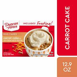 Duncan Hines Mug Cakes Carrot Cake Mix With Cream Cheese Frosting 12.9 Oz