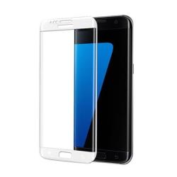 Superfly Samsung Galaxy S7 Edge White Border Tempered Glass - Edge To Edge