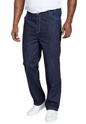 Liberty Blues Men's Big & Tall Relaxed-fit Side Elastic 5-POCKET Jeans - BIG-6438 Indigo