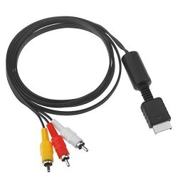 Mcbazel Copper Wire Composite To Rca Audio Video Av Cable For PS3 PS2 Psx