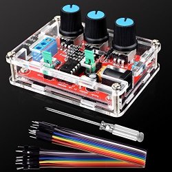 XR2206 Function Generator - Kuman Updated XR2206 Diy Kit Signal Generator With Screwdriver And Jumper Wires Cable - Sine Triangle Square Output 1HZ-1MHZ Adjustable