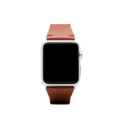SLG Design D7 Italian Buttero Leather Strap For Apple Watch 42mm - Brown