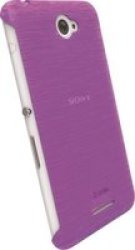 Krusell Boden Cover For Sony Xperia E4 E4 Dual - Transparent Purple