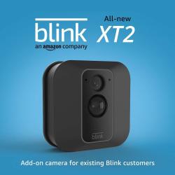 Amazon Blink XT2 Outdoor indoor Smart Security Camera With Cloud Storage Included 2-WAY Audio 2-YEAR Battery Life Add-on Camera For Existing Blink Customers