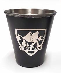 I Believe I'll Have Another Shot" Bigfoot sasquatch Stainless Steel Shot Glass
