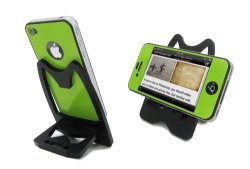 Bat MINI Portable Stand For Iphone 5 4S 4 Samsung Galaxy S3 S2 LG Htc And Other Smartphones Color Option: Black