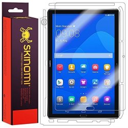 Skinomi Full Body Skin Protector Compatible With Huawei Mediapad M5 10 Mediapad M5 10 Pro Screen Protector + Back Cover Techskin Full Coverage Clear HD Film