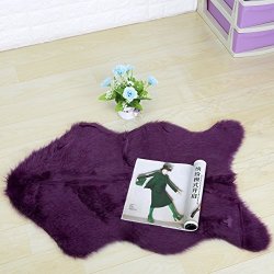 Dodoing 60x90cm Super Soft Faux Sheepskin Carpet Area Rugs Chair
