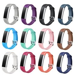 Fitbit Alta HR Winsenpro Bands 12-PACK Replacement Bands For Fitbit Alta And Alta Hr Large Small 12 Different Colors 12-PACK Watch Buckle