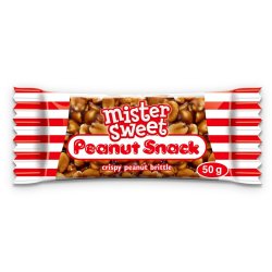 Mister Sweet - Peanut Snack Crispy Peanut Brittle Bar 50G