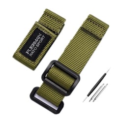 Killer Deals Universal Nylon Replacement Strap 20MM - Dark Green - Strap Only Watch Excluded