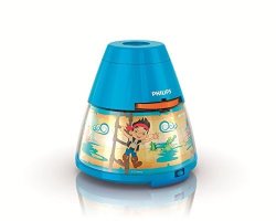 Philips 717690548 Disney Jake The Never Land Pirate 2-IN-1 Projector And Night Light Blue