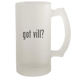 Got Vill? - Frosted Glass 16OZ Beer Stein