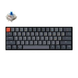 Keychron K12 61 Key Hot-swappable Mechanical Keyboard White LED Blue