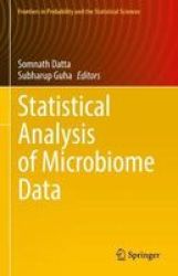 Statistical Analysis Of Microbiome Data Hardcover 1ST Ed. 2021