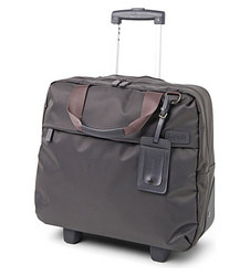 Plume Lipault Business Rolling Tote 17" Grey Gray