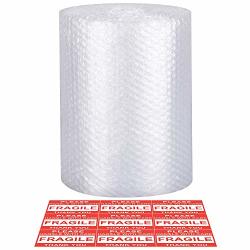 Bubble Cushioning Wrap - Bubble Cushioning Wrap For Moving With Perforated Every 12 Easy To Tear Small Bubble Thicker & Durable For Packing Delivering & Moving 12 X36 Feet