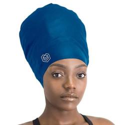 Soul Cap XXL - Extra Extra Large Swimming Cap shower Cap Designed For Long Hair Dreadlocks Weaves Hair Extensions Braids Curls & Afros Women & Men Silicone