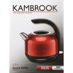 Kambrook Red Dome Kettle 1.7l