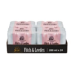 Pink Fitch&leedes Tonic S free Can 200ML X 24