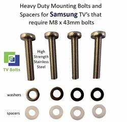 spænding Anmeldelse Certifikat M8 X 43MM Stainless Steel Tv Mounting Screws Spacers And Washers For Samsung  Tvs Prices | Shop Deals Online | PriceCheck