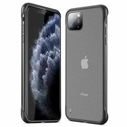 Aicisingn Compatible With Iphone 11 Pro Case Frameless Translucent Matte Texture Design Hard PC Back Cover 5.8 Inch Tpu Shock Bumper Corners Protective With