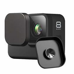 Roche.z 3PCS Silicon Lens Cap For Gopro Hero 5 6 7 8 Black Black Soft Silicon Lens Hoods Protective Cover Case Action Camera Lens Protector